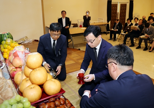 제6회 한국전쟁 후 민간인 희생자 합동위령제. (사진제공=하동군청)