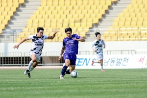 진주시민축구단, 서울중랑축구단에 1 – 0 승리하며 전반기 마무리